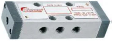 Uzay Pnömatik DC138010 5/2 Valfler (Tek Hava Uyarılı)