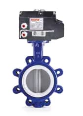 Valvos V2226217 Lug SS 304 Klape TEFLON Contalı - ELEKTRİKLİ AKTÜATÖRLÜ