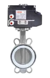 Valvos V2748218 Paslanmaz Gövdeli Wafer Kelebek Vana - ELEKTRİKLİ AKTÜATÖRLÜ